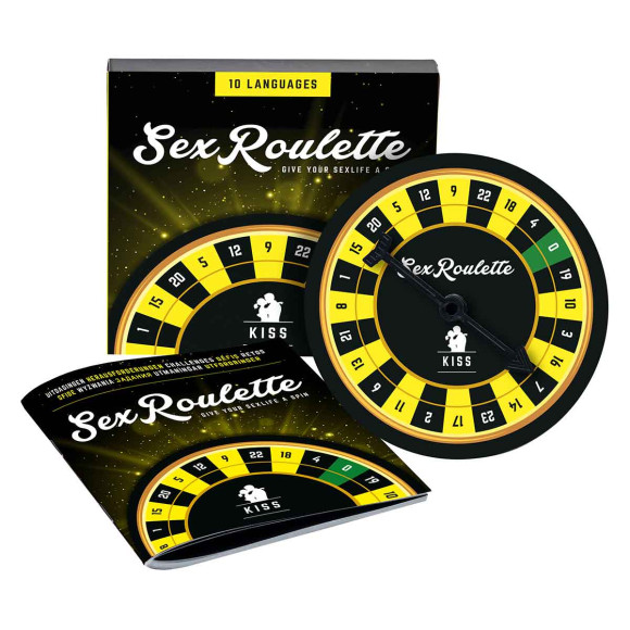 Настольная игра-рулетка Sex Roulette Kiss Настольная игра-рулетка Sex Roulette Kiss