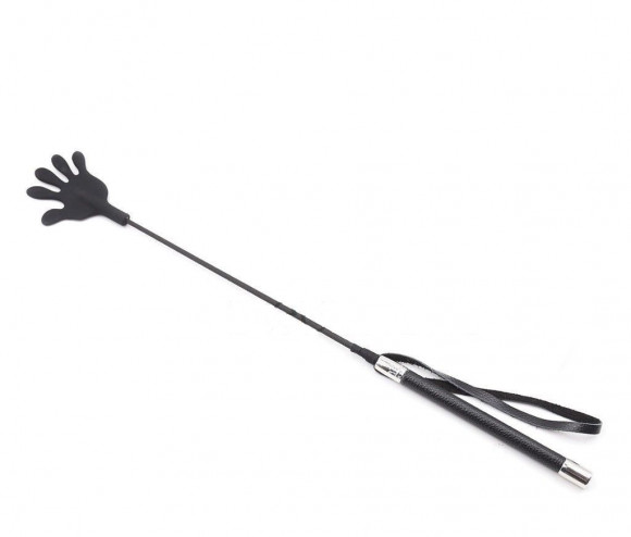 Черный стек-ладошка Vandersex - 50 см. Черный стек-ладошка Vandersex - 50 см.