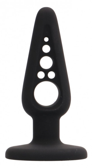 Черная анальная пробка 4 Inch Hollow №4 - 10 см. Черная анальная пробка 4 Inch Hollow №4 - 10 см.