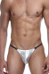 Серебристые мужские трусы-тонги Don Moris Серебристые мужские трусы-тонги Don Moris