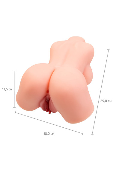 Реалистичный мастурбатор в форме женского тела с 2 любовными входами Реалистичный мастурбатор в форме женского тела с 2 любовными входами