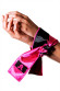 Черно-розовая атласная повязка на глаза Satin Sash Черно-розовая атласная повязка на глаза Satin Sash