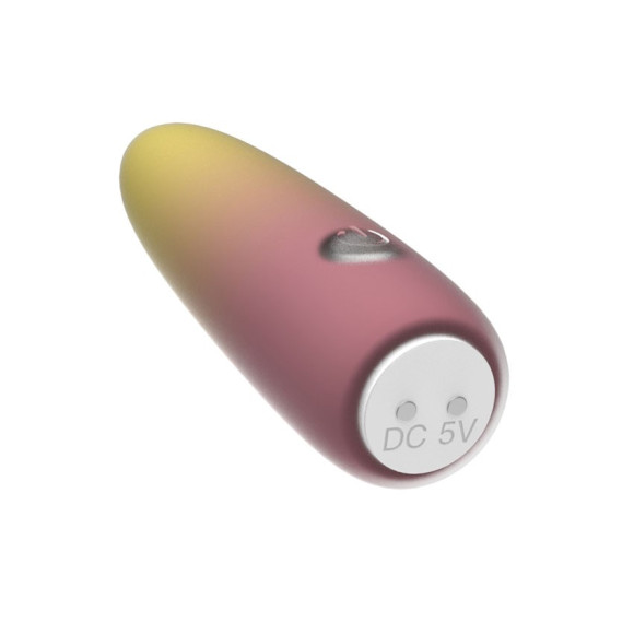 Желтая перезаряжаемая вибропуля Bullet - 10,1 см. Желтая перезаряжаемая вибропуля Bullet - 10,1 см.