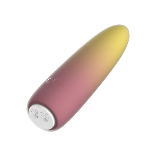 Желтая перезаряжаемая вибропуля Bullet - 10,1 см. Желтая перезаряжаемая вибропуля Bullet - 10,1 см.