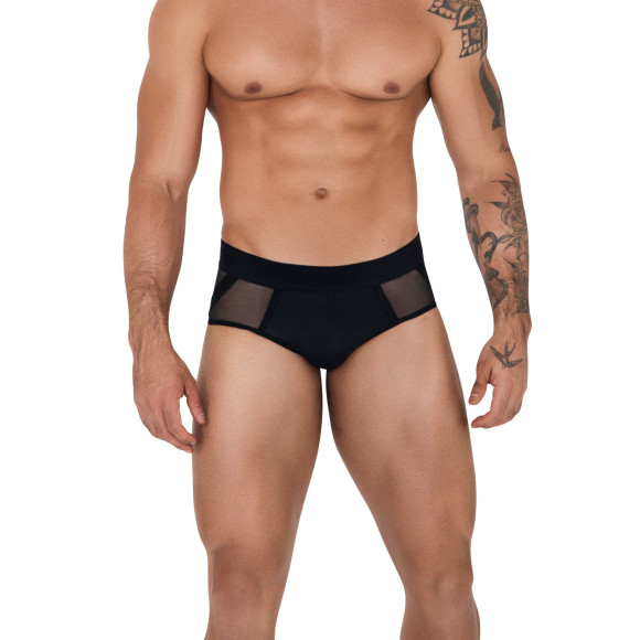 Черные мужские трусы-джоки Caspian Jockstrap Черные мужские трусы-джоки Caspian Jockstrap