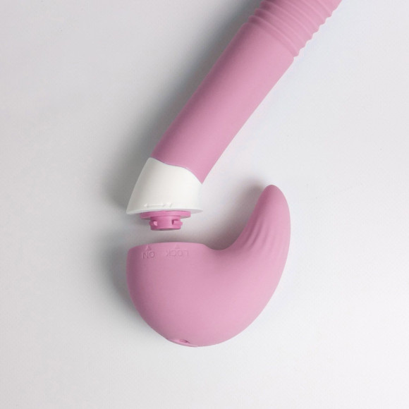 Розовый вибростимулятор зоны G 2-в-1 Розовый вибростимулятор зоны G 2-в-1