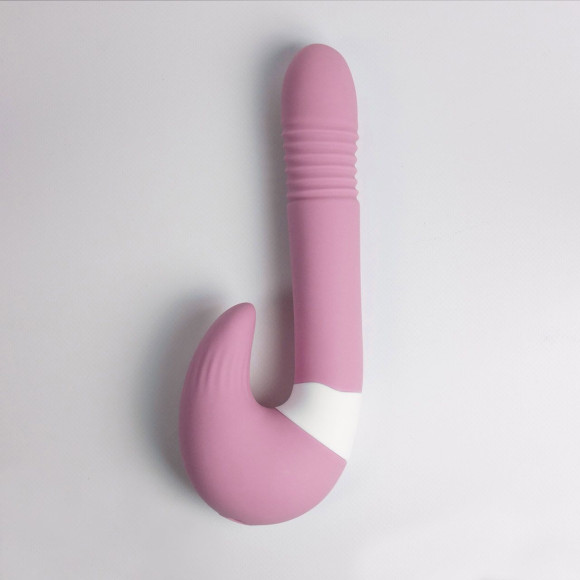 Розовый вибростимулятор зоны G 2-в-1 Розовый вибростимулятор зоны G 2-в-1