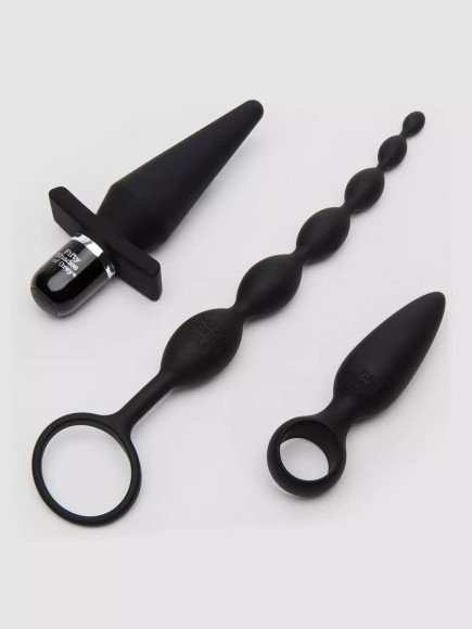 Черный набор для анальных игр Take it Slow Черный набор для анальных игр Take it Slow