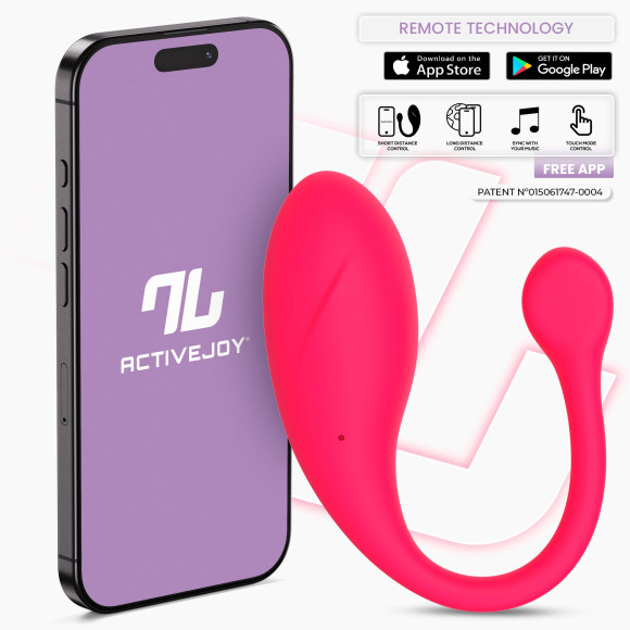 Ярко-розовое интерактивное виброяйцо Bulby Ярко-розовое интерактивное виброяйцо Bulby