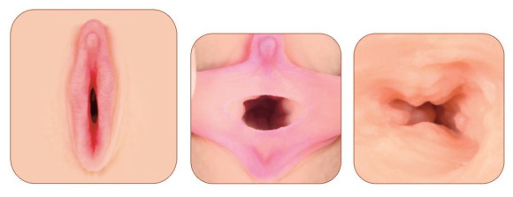 Телесный реалистичный мастурбатор-вагина Elegance.007