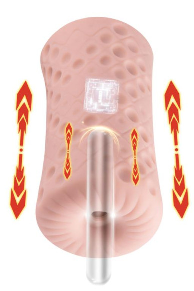 Телесный мастурбатор большого размера с функцией пенетрации Телесный мастурбатор большого размера с функцией пенетрации