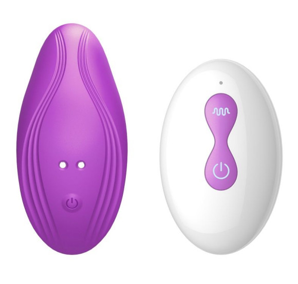 Фиолетовый вибратор в трусики с пультом ДУ Фиолетовый вибратор в трусики с пультом ДУ