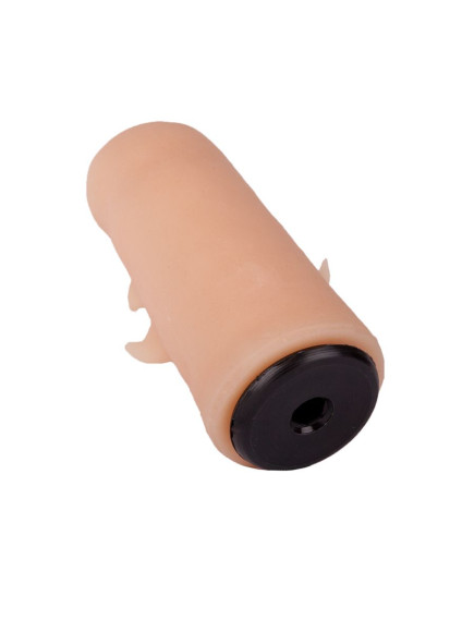 Черный пояс-трусики с двумя телесными насадками Экзотик-Sara - 15,7 и 10 см. Черный пояс-трусики с двумя телесными насадками Экзотик-Sara - 15,7 и 10 см.