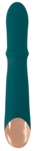 Зеленый вибратор-кролик с подвижным кольцом Thumping Rabbit Vibrator - 22,7 см. Зеленый вибратор-кролик с подвижным кольцом Thumping Rabbit Vibrator - 22,7 см.