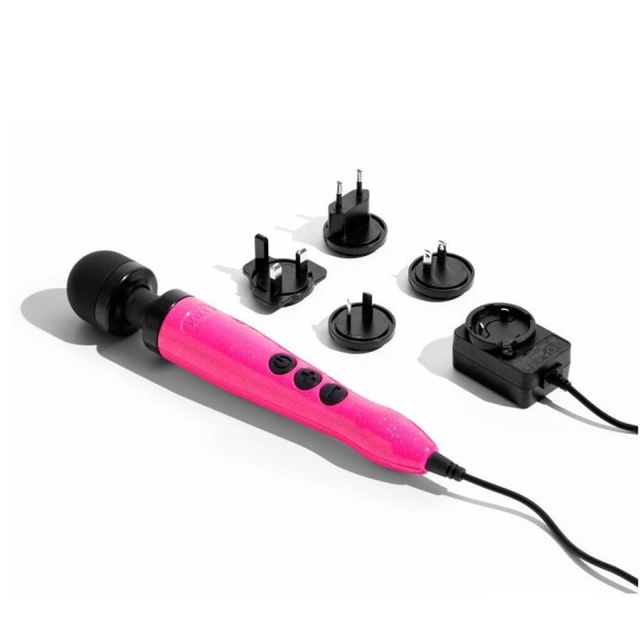 Розовый проводной wand-вибратор Doxy Die Cast 3 Розовый проводной wand-вибратор Doxy Die Cast 3