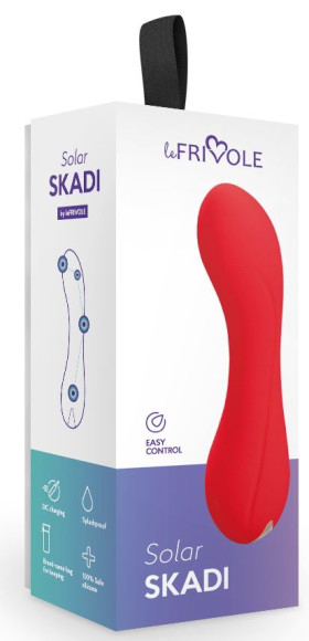 Красный мини-вибратор Skadi - 11,7 см. Красный мини-вибратор Skadi - 11,7 см.