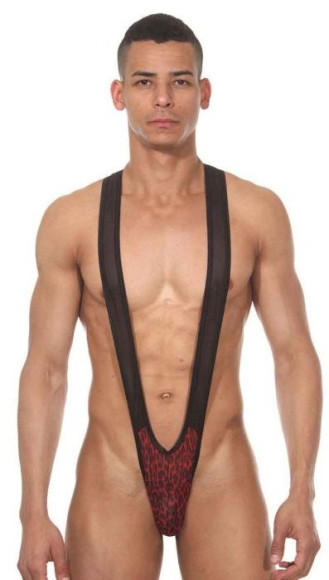 Мужское боди на широких лямках Мужское боди на широких лямках