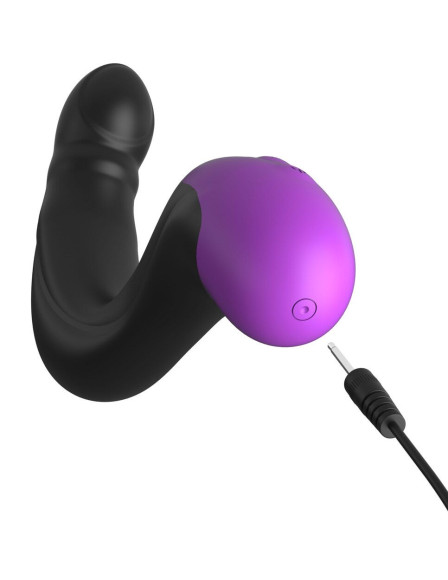 Черно-фиолетовый вибромассажёр простаты Hyper-Pulse P-Spot Massager Черно-фиолетовый вибромассажёр простаты Hyper-Pulse P-Spot Massager