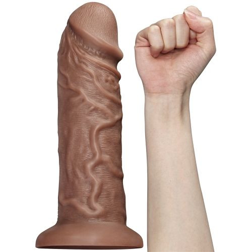 Коричневый вибратор-гигант 10.5 Realistic Chubby Vibrating Dildo - 26,6 см. Коричневый вибратор-гигант 10.5 Realistic Chubby Vibrating Dildo - 26,6 см.