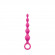 Розовая анальная цепочка Perles D Lux Short - 16,5 см.