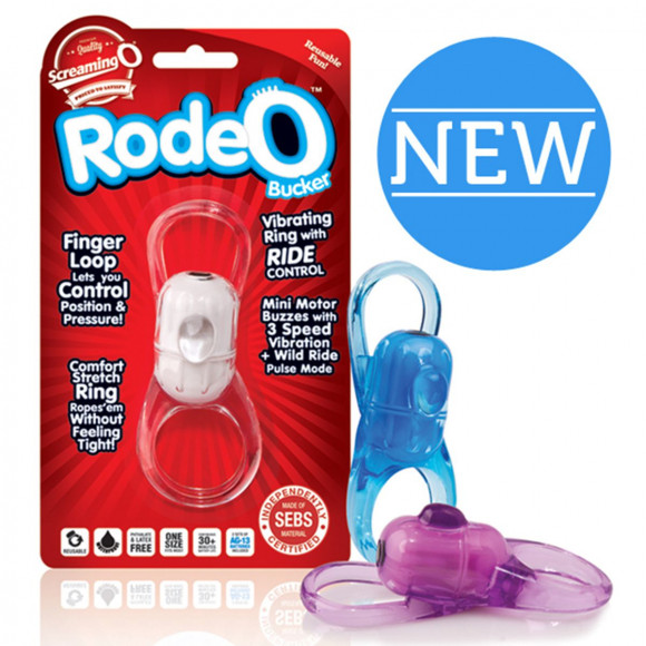 Прозрачное кольцо на пенис RodeO Bucker Прозрачное кольцо на пенис RodeO Bucker