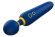 Синий вибромассажер с круглой головкой Romp Flip - 23 см. Синий вибромассажер с круглой головкой Romp Flip - 23 см.