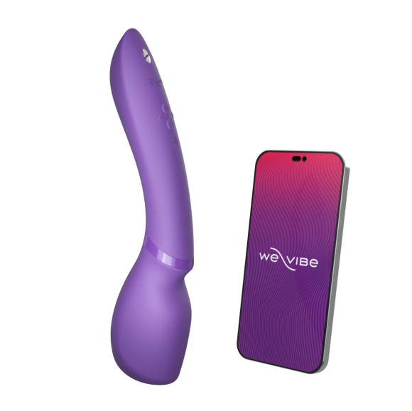 Фиолетовый жезловый вибратор We-Vibe Wand 2 - 27,3 см. Фиолетовый жезловый вибратор We-Vibe Wand 2 - 27,3 см.