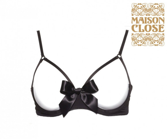 Открытый бюстгальтер Cupless bra with bow Petit secret