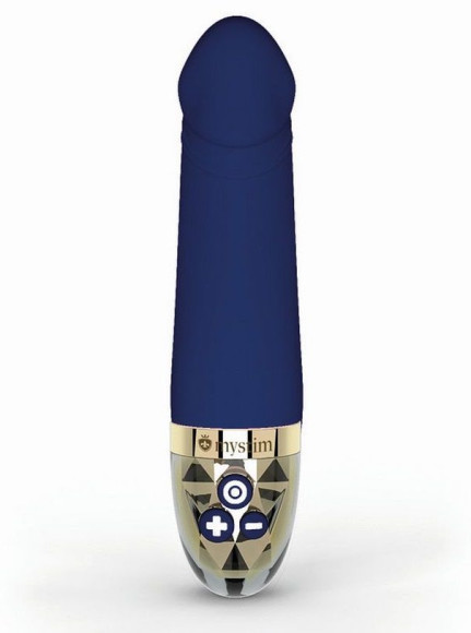 Синий вибратор для G-точки Real Deal Neal - 16,5 см. Синий вибратор для G-точки Real Deal Neal - 16,5 см.