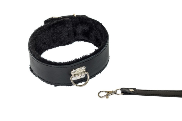 Черный ошейник Circus с поводком Черный ошейник Circus с поводком