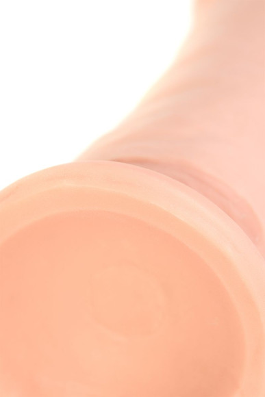 Телесный реалистичный вибратор RealStick Elite Vibro - 18 см. Телесный реалистичный вибратор RealStick Elite Vibro - 18 см.