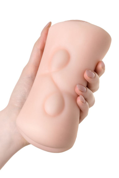Телесный двусторонний мастурбатор Rich Fruit - вагина и анус Телесный двусторонний мастурбатор Rich Fruit - вагина и анус