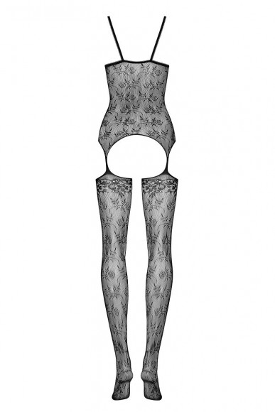 Эффектный кружевной комбинезон с открытой попкой