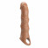 Карамельный фаллоудлинитель с 3 вставками - 28 см.
