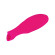 Розовая силиконовая насадка на палец с вибрацией Розовая силиконовая насадка на палец с вибрацией