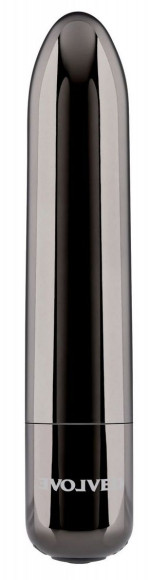 Черная вибропуля Real Simple - 10 см. Черная вибропуля Real Simple - 10 см.