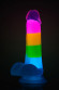 Яркий люминесцентный фаллоимитатор Rainbow Rave - 16,5 см. Яркий люминесцентный фаллоимитатор Rainbow Rave - 16,5 см.
