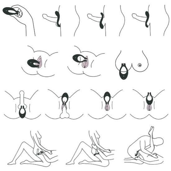 Чёрный многофункциональный стимулятор для пар Satisfyer Endless Joy Чёрный многофункциональный стимулятор для пар Satisfyer Endless Joy