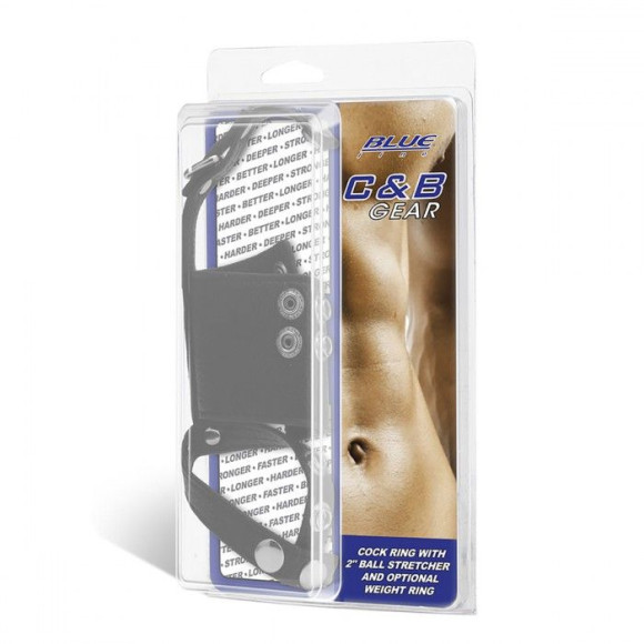 Кольцо на член и мошонку Cock Ring With 2 Ball Stretcher And Optional Weight Ring Кольцо на член и мошонку Cock Ring With 2 Ball Stretcher And Optional Weight Ring