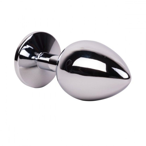 Большой стальной плаг с желтым кристаллом Sweet Lemon - 9,5 см. Большой стальной плаг с желтым кристаллом Sweet Lemon - 9,5 см.