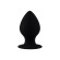 Черная анальная пробка с ограничителем - 7,5 см. Черная анальная пробка с ограничителем - 7,5 см.