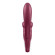 Бордовый вибратор-кролик Touch me - 21,2 см. Бордовый вибратор-кролик Touch me - 21,2 см.