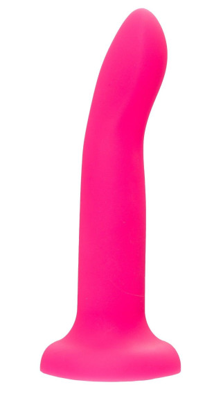 Ярко-розовый, светящийся в темноте фаллоимитатор Bucky Glow - 14 см. Ярко-розовый, светящийся в темноте фаллоимитатор Bucky Glow - 14 см.