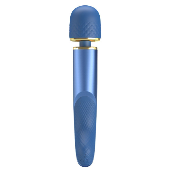 Синий wand-вибромассажер Colorful Massager - 24 см. Синий wand-вибромассажер Colorful Massager - 24 см.