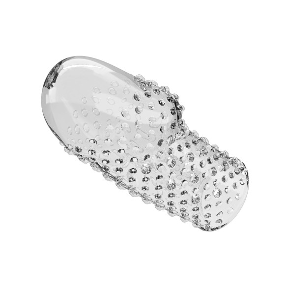 Прозрачная текстурированная насадка на пенис Becks - 8 см. Прозрачная текстурированная насадка на пенис Becks - 8 см.