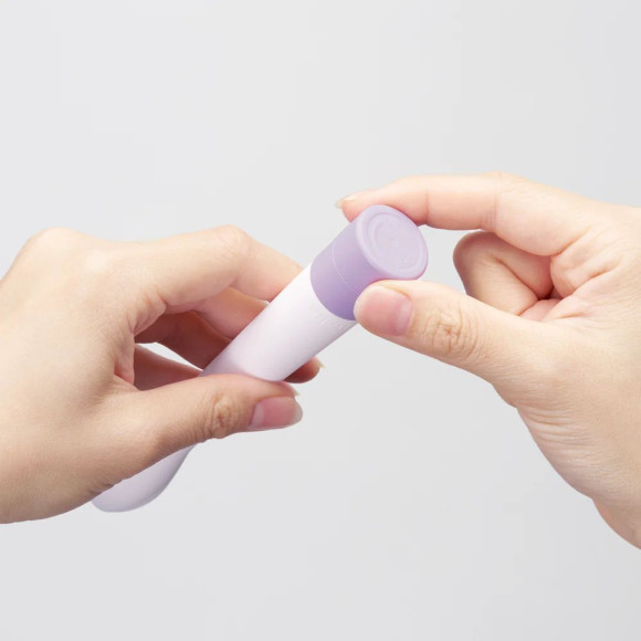 Сиреневый вибратор Iroha Koharu Suiren - 16 см.