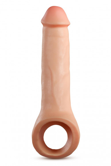 Телесная насадка-удлинитель Thrive 8.75 Inch Realistic Penis Extender Sleeve - 22,2 см.