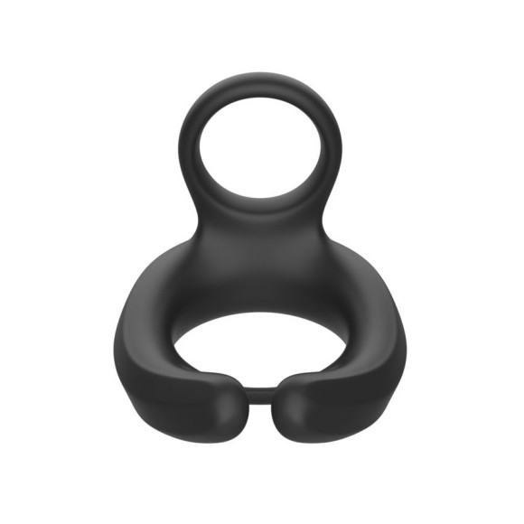 Черное эрекционное виброкольцо Cock Ring с пультом ДУ Черное эрекционное виброкольцо Cock Ring с пультом ДУ