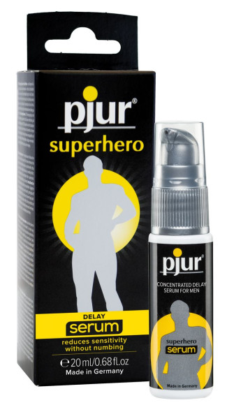 Сыворотка-пролонгатор pjur SUPERHERO Delay Serum - 20 мл. Сыворотка-пролонгатор pjur SUPERHERO Delay Serum - 20 мл.