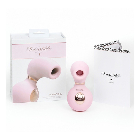 Розовый клиторальный вакуум-волновой массажер Irresistible Invincible Розовый клиторальный вакуум-волновой массажер Irresistible Invincible
